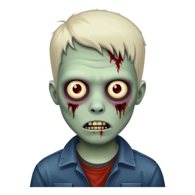 boy swag with nostril, modcut,  zombie sticker