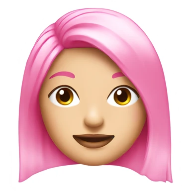 Pink hair mask produits  sticker