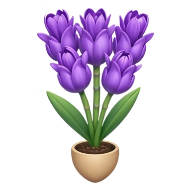 Heart Shaped Hyacinth sticker