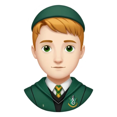 Jamie yeates is Marcus Flint in harry potter, wear hogwarts slytherin uniform sticker