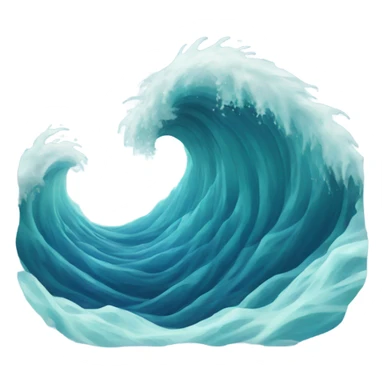 Sea wave sticker