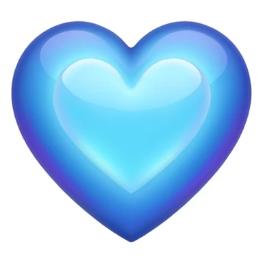 Healing blue heart sticker
