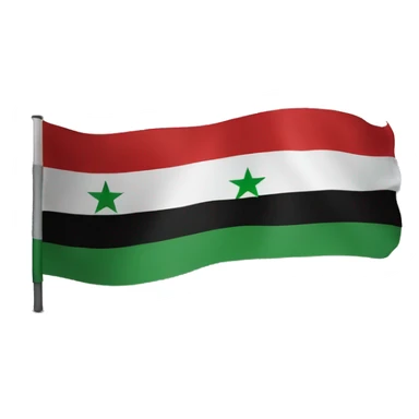 Free syria flag sticker