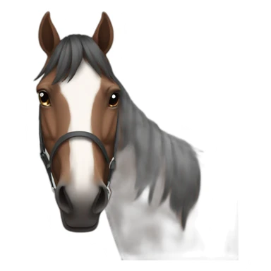 Generate horse with charter sticker