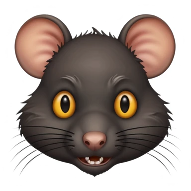 stinking black rat sticker
