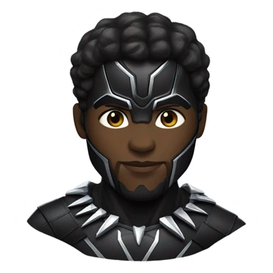 Black Panther super hero  sticker