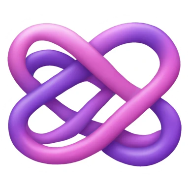 Pink and purple infinity  sticker