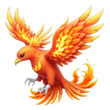 Pokemon legendary laranja and red crystal moltres sticker