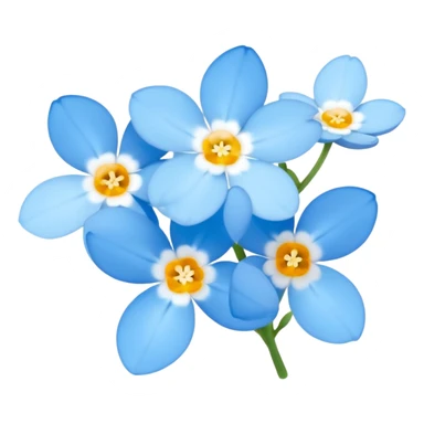 Forget me not sticker