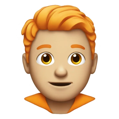 Stupid laptop guy with orange hair sticker