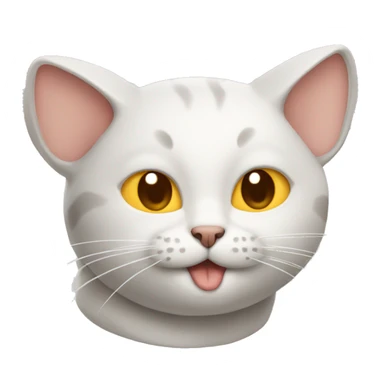 Cat with mouse and cheese sticker