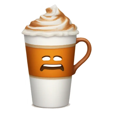 pumpkin spice latte sticker