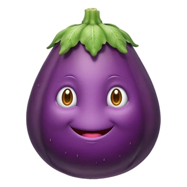 Je veux un hérisson sous forme de aubergine  sticker