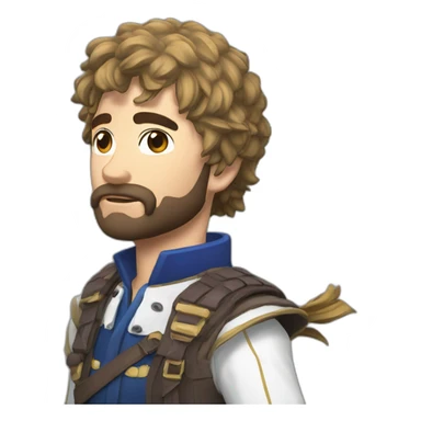 French Streamer Kameto sticker