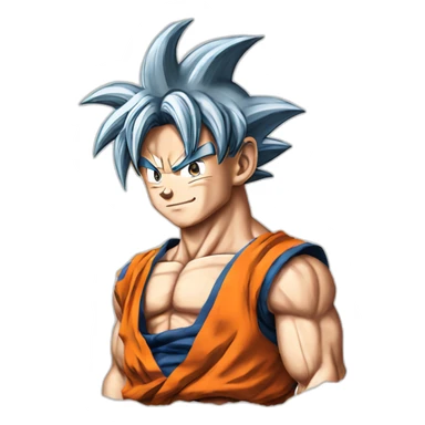 goku tatuado sticker