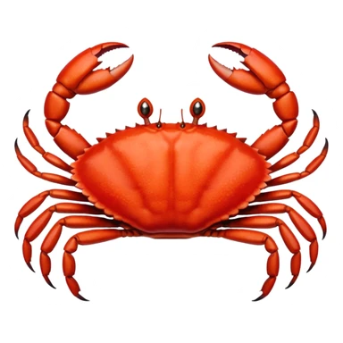 Cooked crab meal sticker