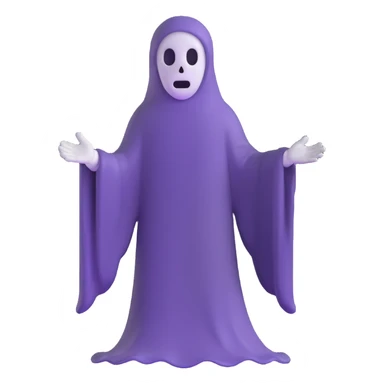spooky ghost sticker