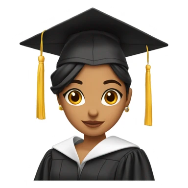 college graduation latina girl sticker