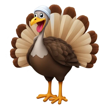 Turkey pardon coolest turkey in the hood sticker