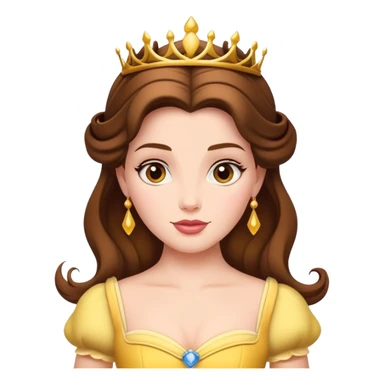 princess belle sticker