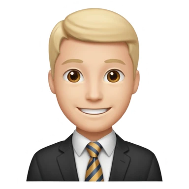 hazme un emoji estilo apple que ayude a una empresa sticker