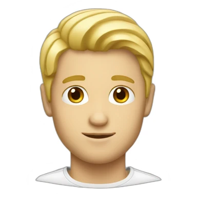 Blond french guy sticker