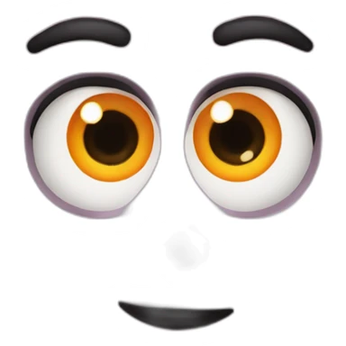 clementine avec des yeux sticker