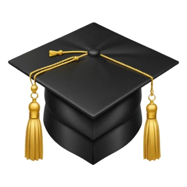 Graduation cap tossed in air sticker