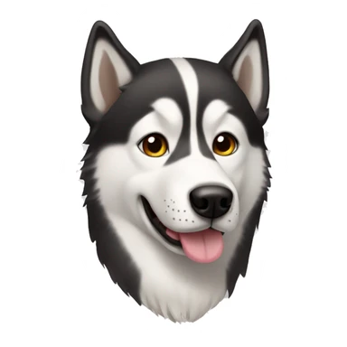 Dog husky sticker