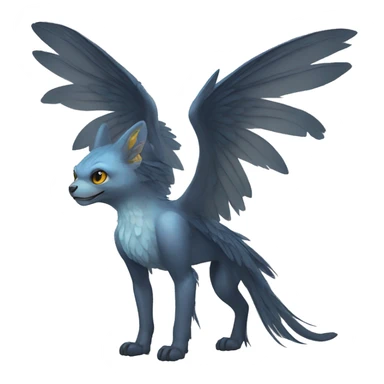 cool winged animal hybrid full body sticker