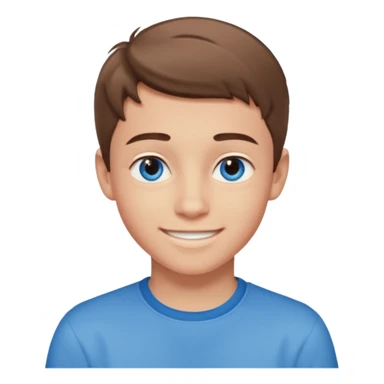 niño guapo adolescente de ojos azules sonriendo ENAMORADO sticker