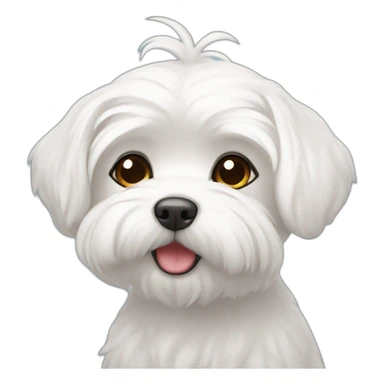 Cute Maltese sticker
