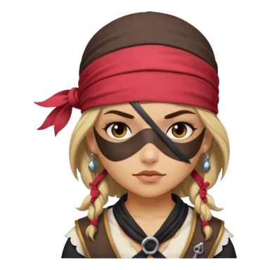 Une Princesse Pirates rebelles et t belle sticker