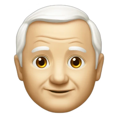 john paul ii sticker