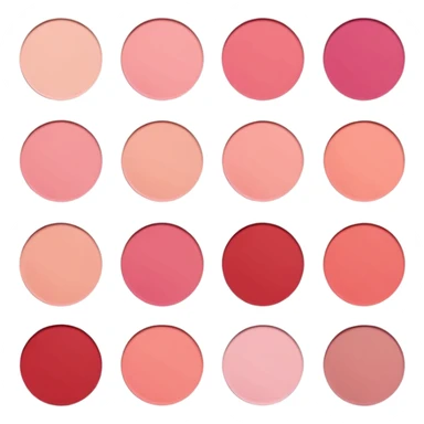 Blush palette pink and red sticker