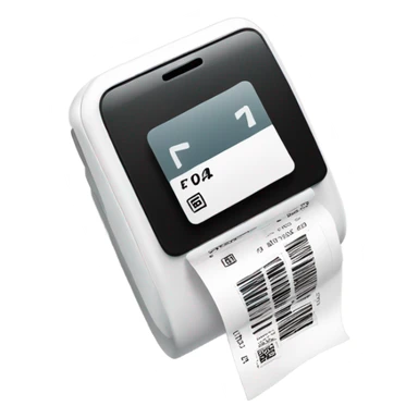 receipt in a phone sticker