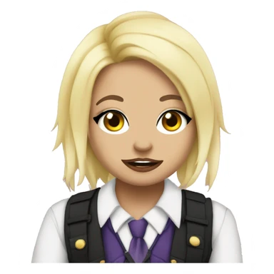 trisha paytas in gerard way cosplay sticker