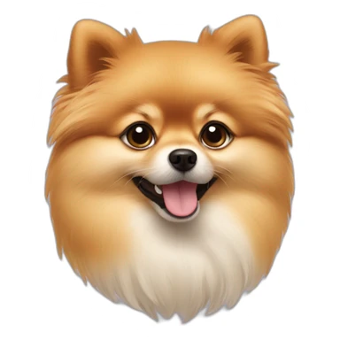 POMERANIAN−on−Tofu sticker