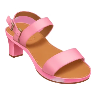 Pink Hermes sandals sticker