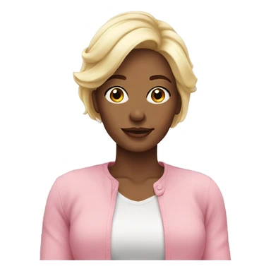 Mum life blonde pretty pink sticker