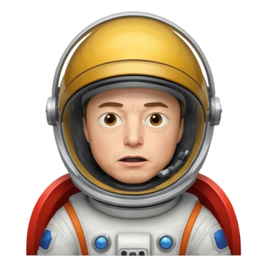 Elon Musk in the space: Angry sticker