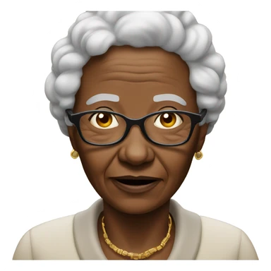 African Hacker grandma sticker