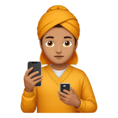 persian with saffron and smartphone sticker