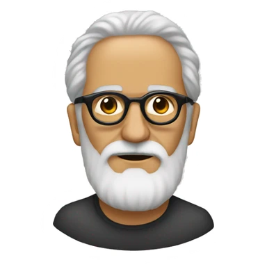 Paulo Freire with aviator glasses sticker
