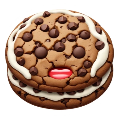 double chocolate cookie sticker