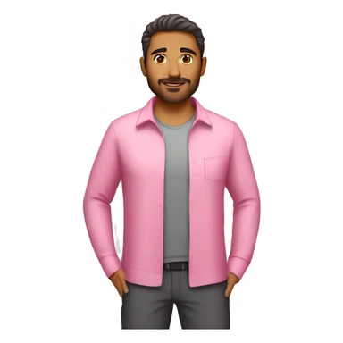 agile coach from liban with pink shirt sticker