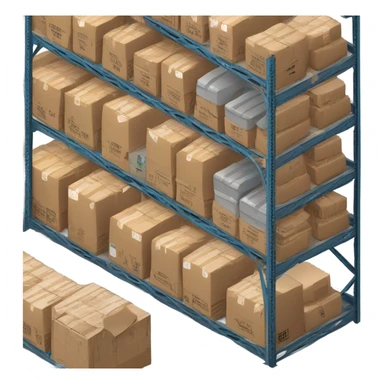 warehouse shelf sticker