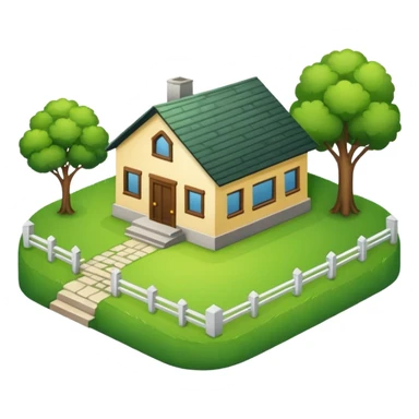 UN LOTE DE TERRNO PARA CONSTRUCCION DE UNA CASA  VERDE  sticker