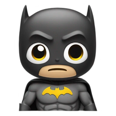 batman shrugging shoulders in confusion sticker