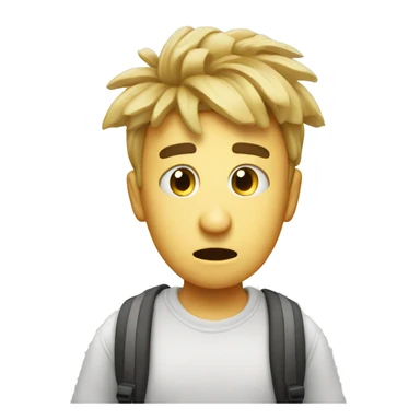 Confused Student with paragraph Symbols (§)  flying around their Head  sticker